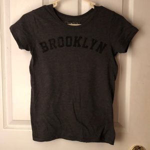 Target brand dark gray “Brooklyn” t-shirt